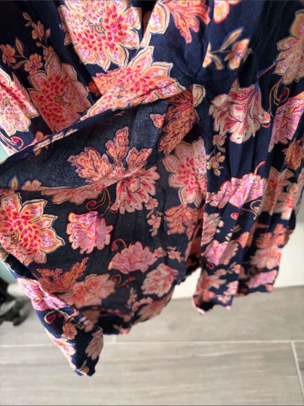 Bloho Floral Maxi Sundress with Pink Blooms - Picture 7 of 9